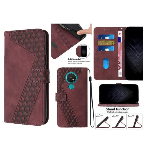 Nokia 7.2 Case Wallet Premium PU Leather Cover