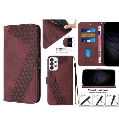 Samsung Galaxy A73 5G Case Wallet Premium PU Leather Cover
