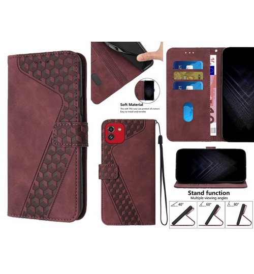 Samsung Galaxy A03 Case Wallet Premium PU Leather Cover