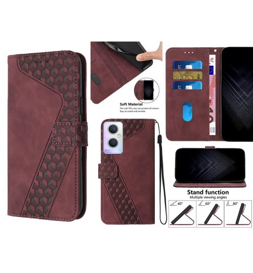 Oppo A96 Case Wallet Premium PU Leather Cover