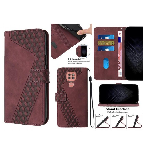 Moto G9 Play Case Wallet Premium PU Leather Cover