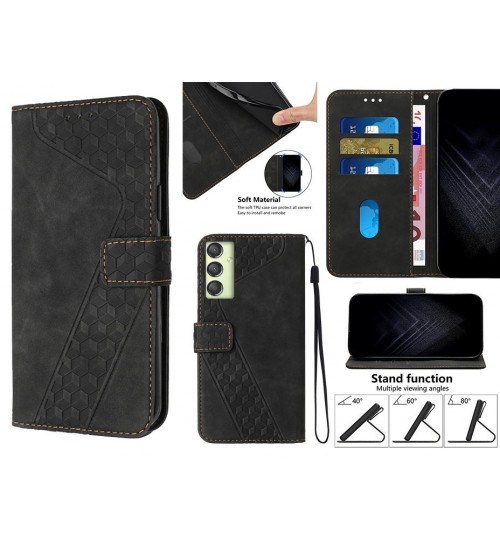 Samsung Galaxy A24 4g Case Wallet Premium Pu Leather Cover - Black