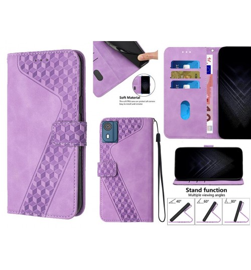 NOKIA C02 Case Wallet Premium PU Leather Cover