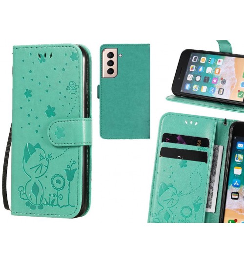 Galaxy S21 Plus Case Embossed Wallet Leather Case