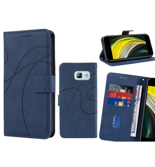GALAXY A8 2016 Case Wallet Fine PU Leather Cover