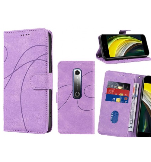 Vodafone N10 Case Wallet Fine Pu Leather Cover - Pruple
