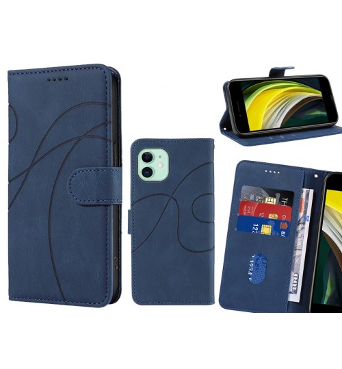 iPhone 11 Case Wallet Fine PU Leather Cover