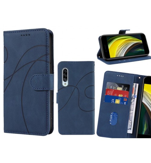 Samsung Galaxy A90 Case Wallet Fine PU Leather Cover
