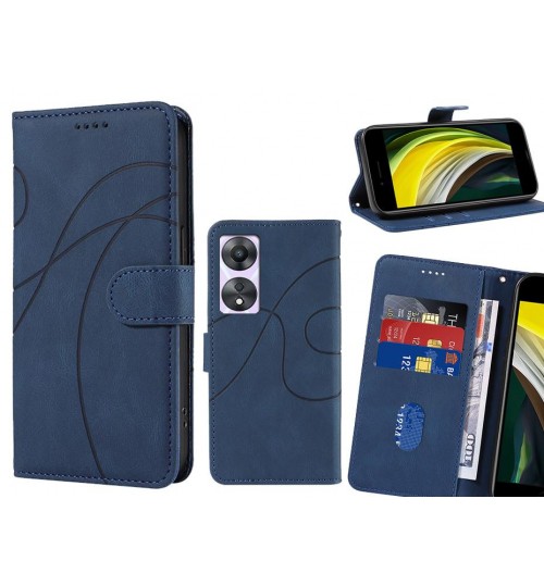 Oppo A78 5G Case Wallet Fine PU Leather Cover