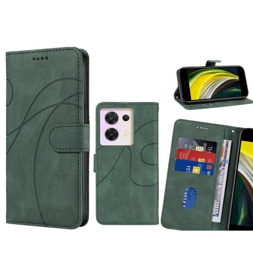 Oppo Reno 8 Case Wallet Fine PU Leather Cover