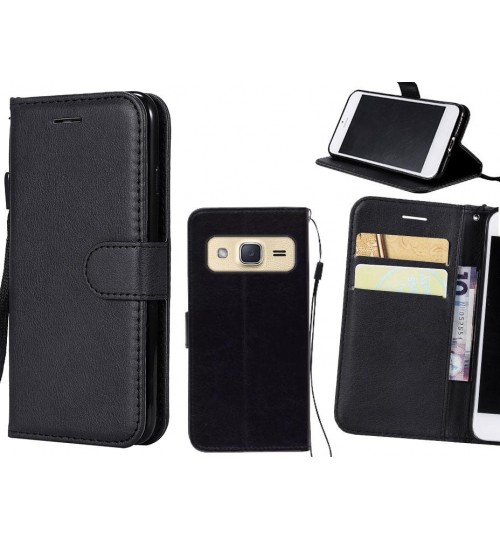 Galaxy J2 Case Fine Leather Wallet Case