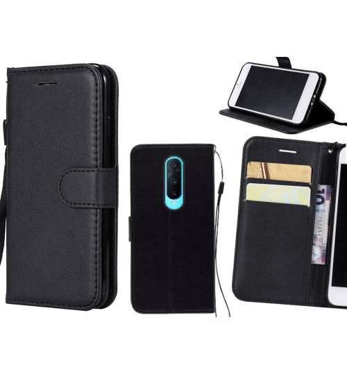 Oppo R17 Pro Case Fine Leather Wallet Case