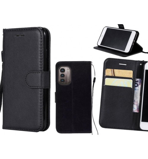 Nokia G21 Case Fine Leather Wallet Case