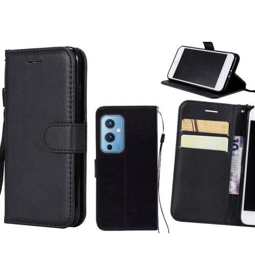 OnePlus 9 Case Fine Leather Wallet Case