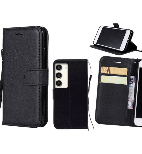 Samsung Galaxy S23 Plus Case Fine Leather Wallet Case