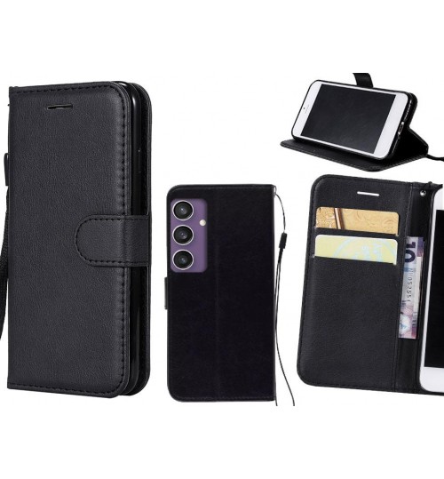 Samsung Galaxy S23 FE Case Fine Leather Wallet Case