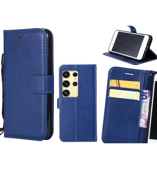 Samsung Galaxy S24 Ultra Case Fine Leather Wallet Case