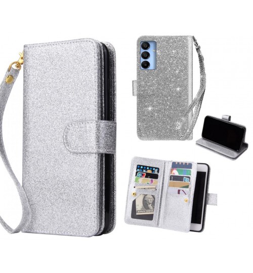 Samsung Galaxy A15 Case Glaring Multifunction Wallet Leather Case