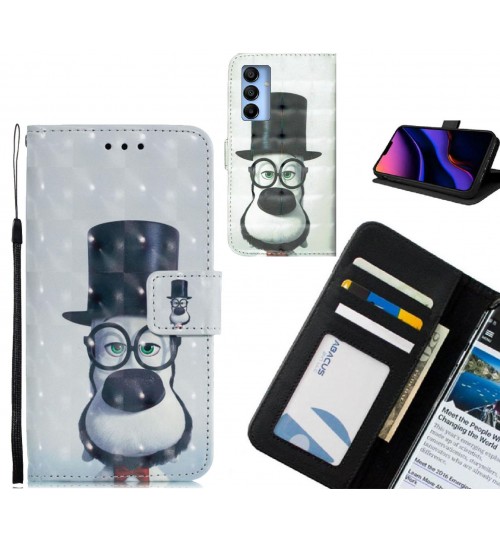 Samsung Galaxy A15 Case Leather Wallet Case 3D Pattern Printed