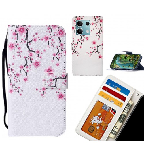 Xiaomi Redmi Note 13 case leather wallet case printed ID