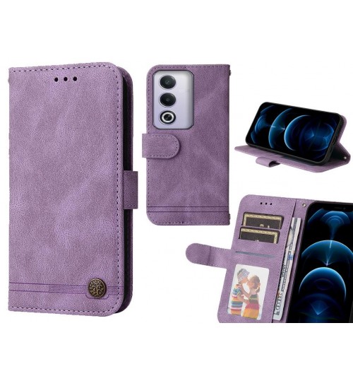 Oppo A3 Pro Case Wallet Flip Leather Case Cover - Purple
