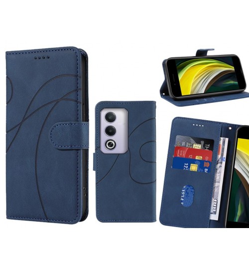 Oppo A3 Pro Case Wallet Fine Pu Leather Cover - Blue