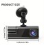 Dash Cam 1080P Front and Rear Night Vision Car Camera