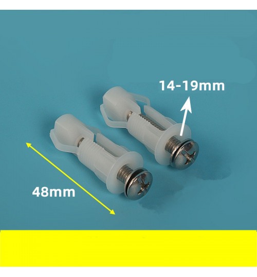 Universal Toilet Seat Fixing Screws – 2 Pack