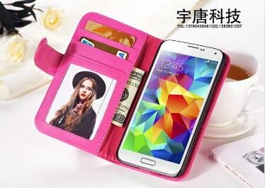 Galaxy S4 mini case wallet leather case ID window