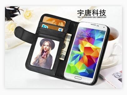 Galaxy S4 mini case wallet leather case ID window