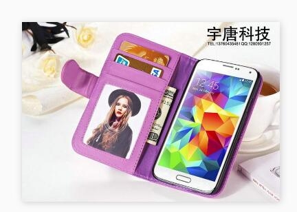 Galaxy S4 mini case wallet leather case ID window