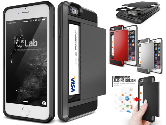 iPhone 6 6s impact proof hybrid case card holder iPhone 6 6s impact proof hybrid case card holder