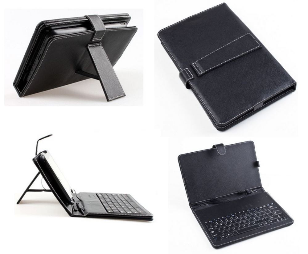 9 inch universal tablet case with keyboard+Gifts
