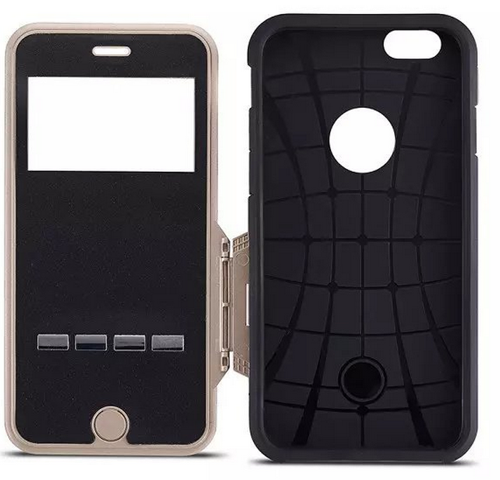 iPhone 6 6s Smart Flip Window Heavy Duty Case iPhone 6 6s Smart Flip Window Heavy Duty Case