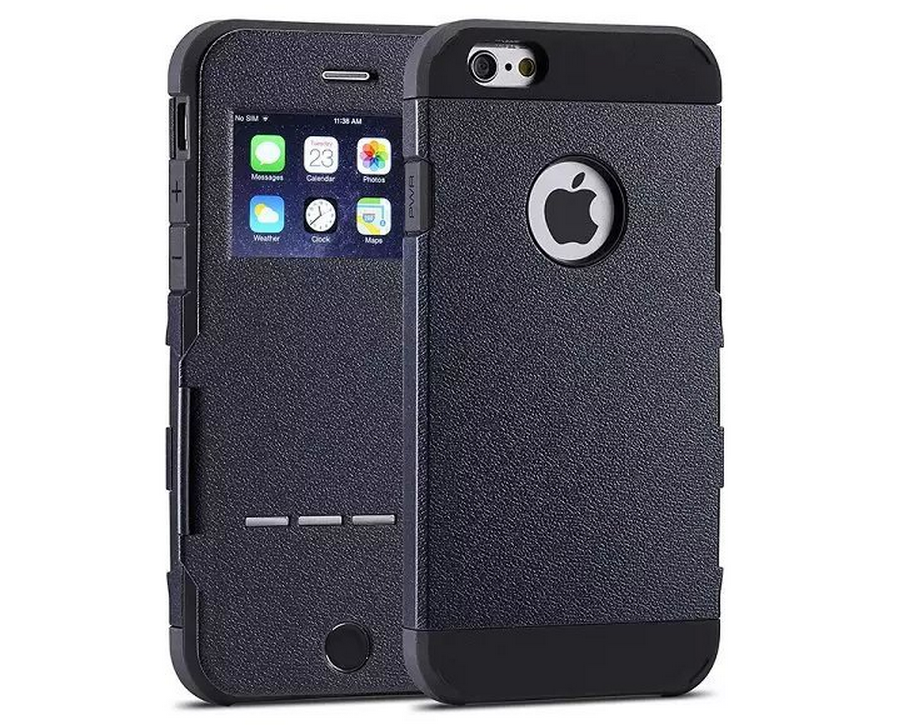 iPhone 6 6s Smart Flip Window Heavy Duty Case iPhone 6 6s Smart Flip Window Heavy Duty Case