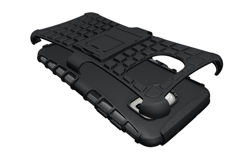 Galaxy S7 Case Heavy Duty Hybrid Kickstand