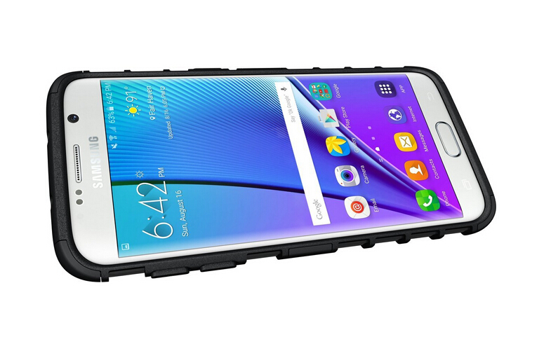 Galaxy S7 Case Heavy Duty Hybrid Kickstand