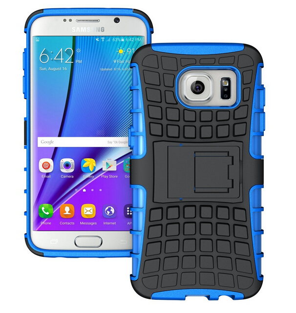 Galaxy S7 Case Heavy Duty Hybrid Kickstand