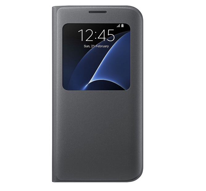 Galaxy S7 edge Smart Leather Flip window case Galaxy S7 edge Smart Leather Flip window case