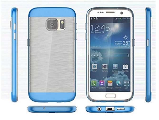 Galaxy S7 edge hybird bumper with clear back case Galaxy S7 edge hybird bumper with clear back case