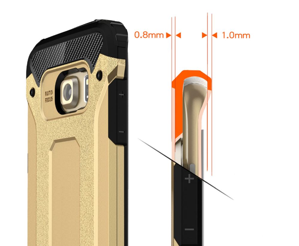 Galaxy S7 edge Case Armor  Rugged Holster Case