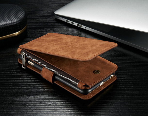 Note 5 double wallet leather case detachable Note 5 double wallet leather case detachable