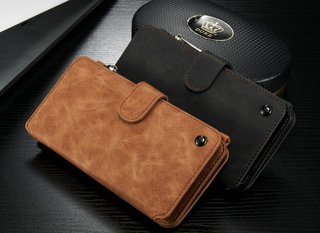 Note 5 double wallet leather case detachable Note 5 double wallet leather case detachable