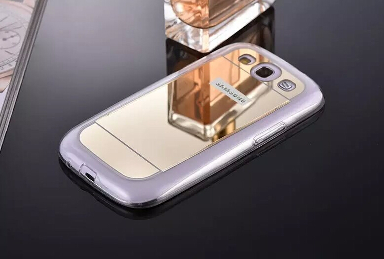 Galaxy S3 Soft Gel TPU Mirror back Case