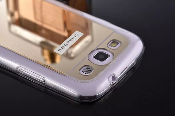Galaxy S3 Soft Gel TPU Mirror back Case