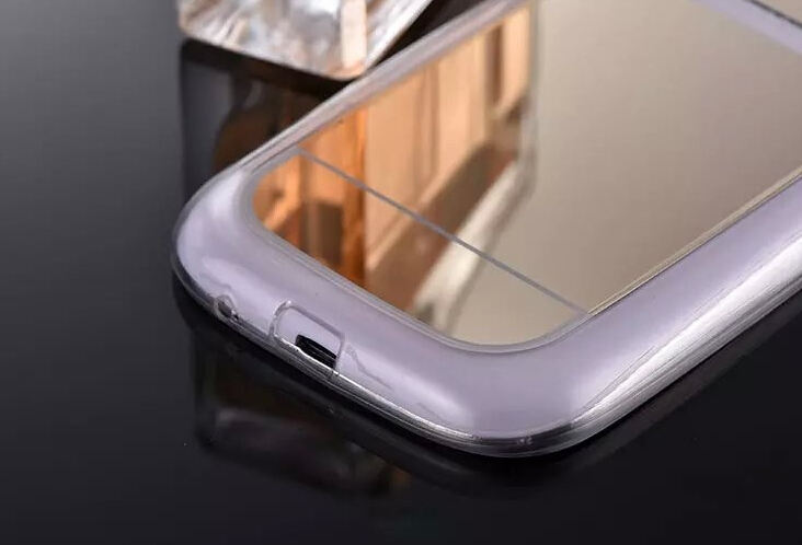 Galaxy S3 Soft Gel TPU Mirror back Case