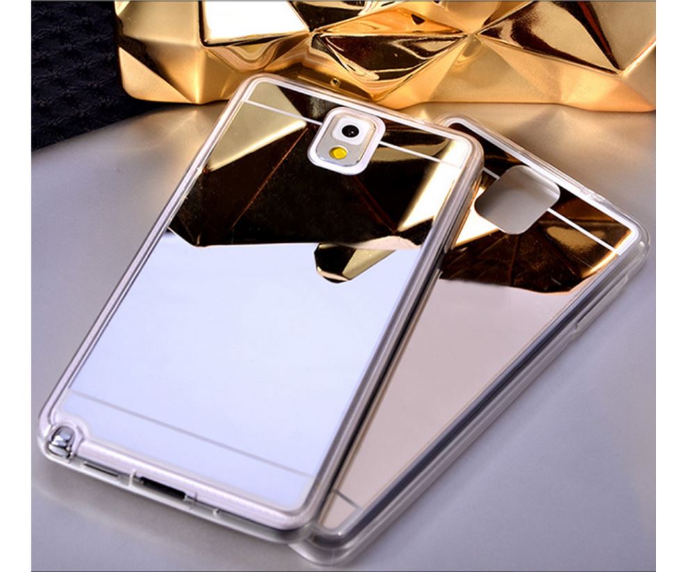 Galaxy Note 3 Soft Gel TPU Mirror back Case