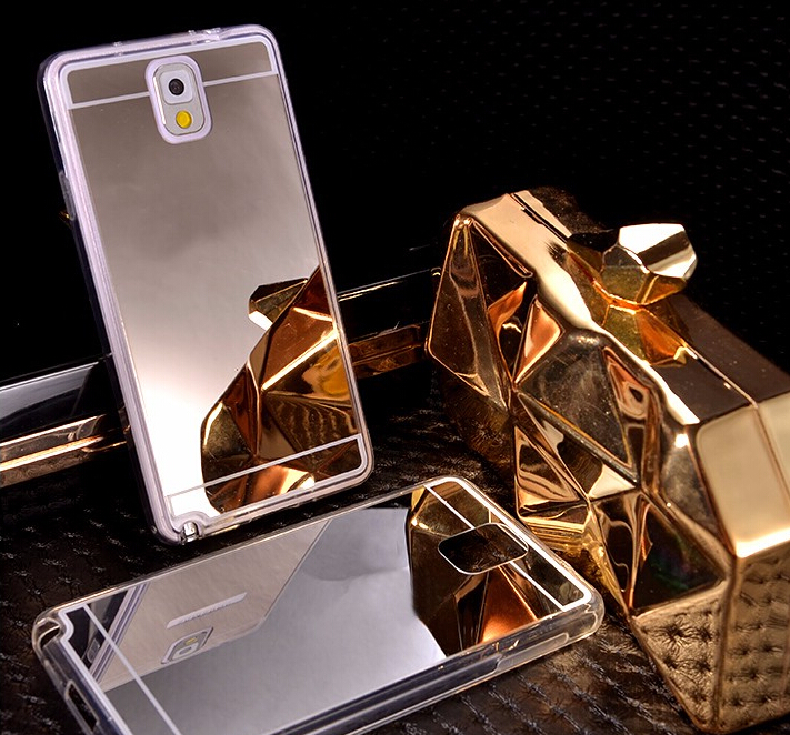 Galaxy Note 3 Soft Gel TPU Mirror back Case