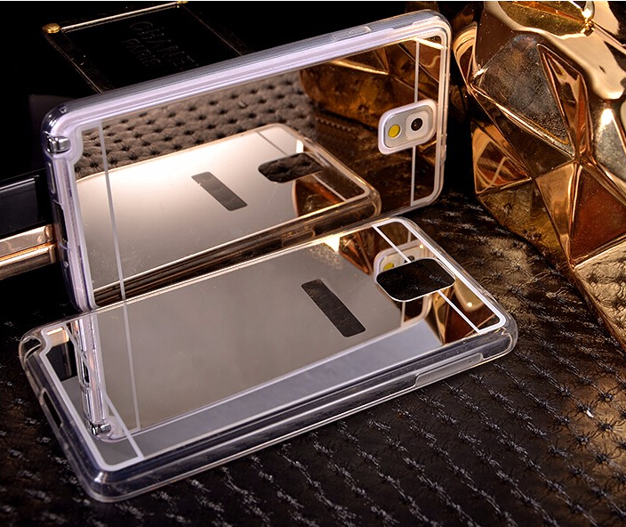 Galaxy Note 3 Soft Gel TPU Mirror back Case