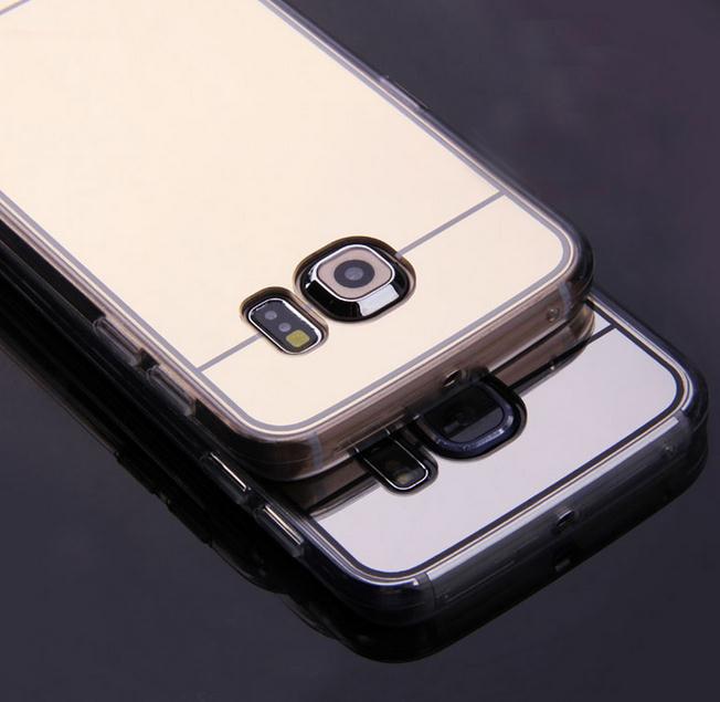 Galaxy S7 edge Soft Gel TPU Glaring Mirror Case
